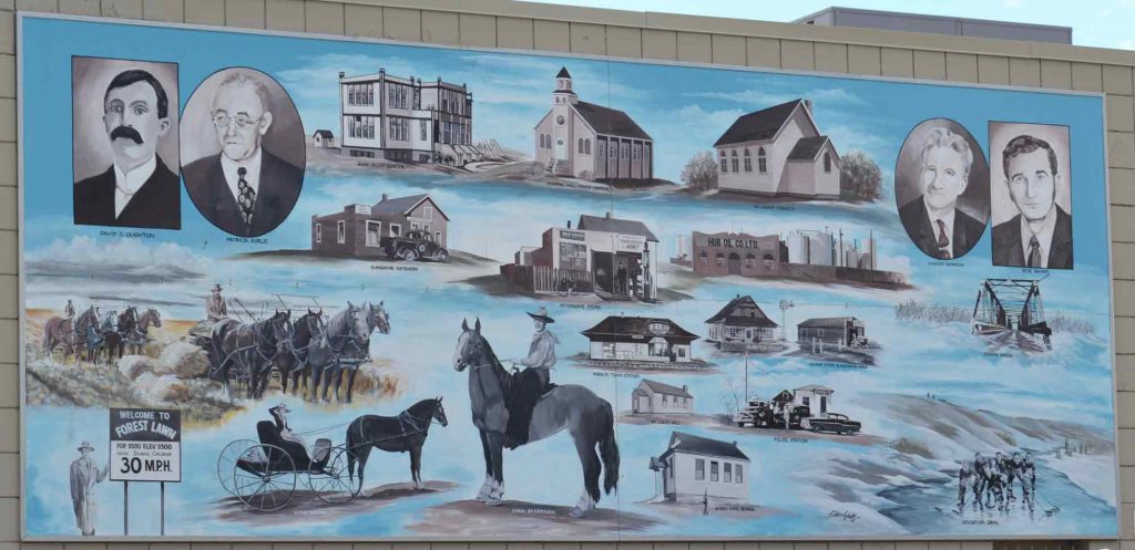 A. Town of Forest Lawn Mural